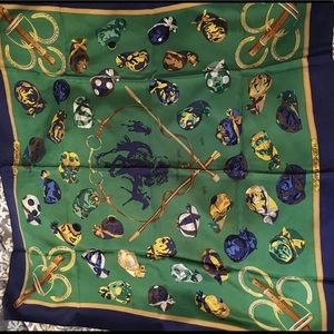 Hermès Vintage Keeneland Silk Scarf